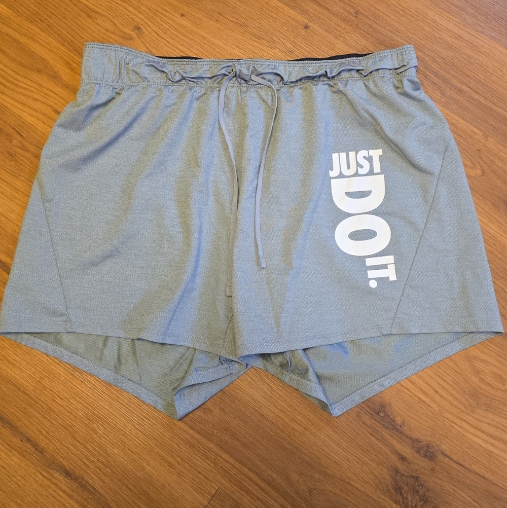 Nike Light Gray Athletic Shorts